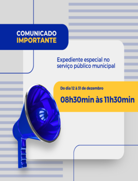 Expediente especial no serviço público municipal