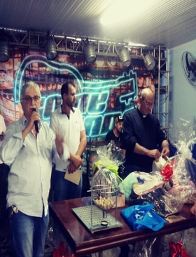 Inauguração de obra na comunidade de Vila Alegre