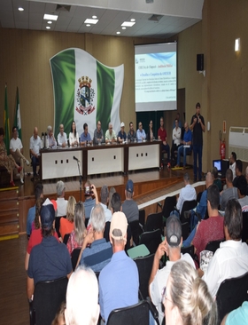 Audiência Pública com representantes dos municípios atingidos pela UHE Foz do Chapecó 