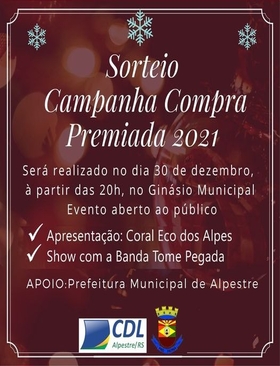 SORTEIO CAMPANHA COMPRA PREMIADA 2021