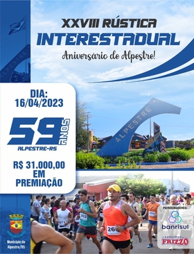XXVIII Rústica Interestadual Aniversário de Alpestre