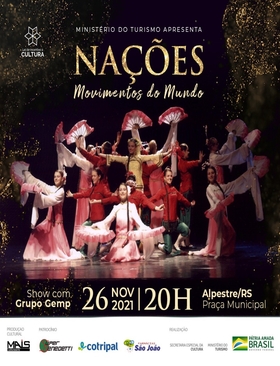 Ministério do Turismo apresenta: Nações: Movimentos do Mundo