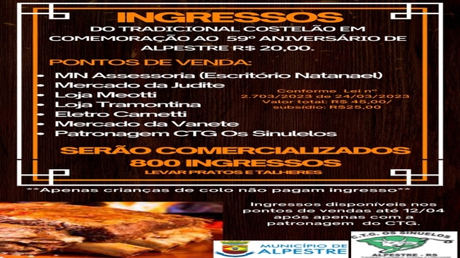 Costelão de Aniversário de Alpestre