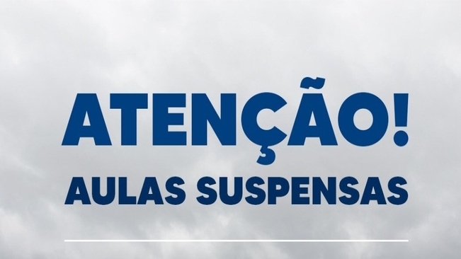 Aulas suspensas no municipio