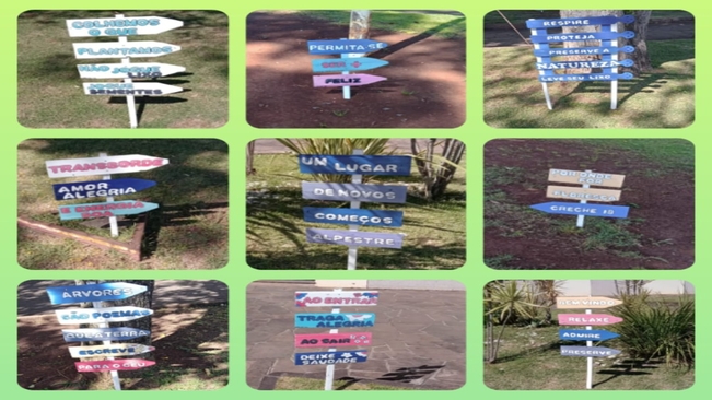 Placas Informativas são colocadas na Praça da Prefeitura 