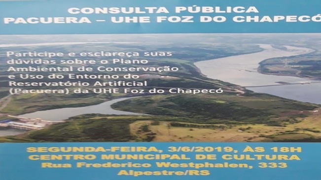 Consulta Pública será realizada na segunda-feira, 03 de junho